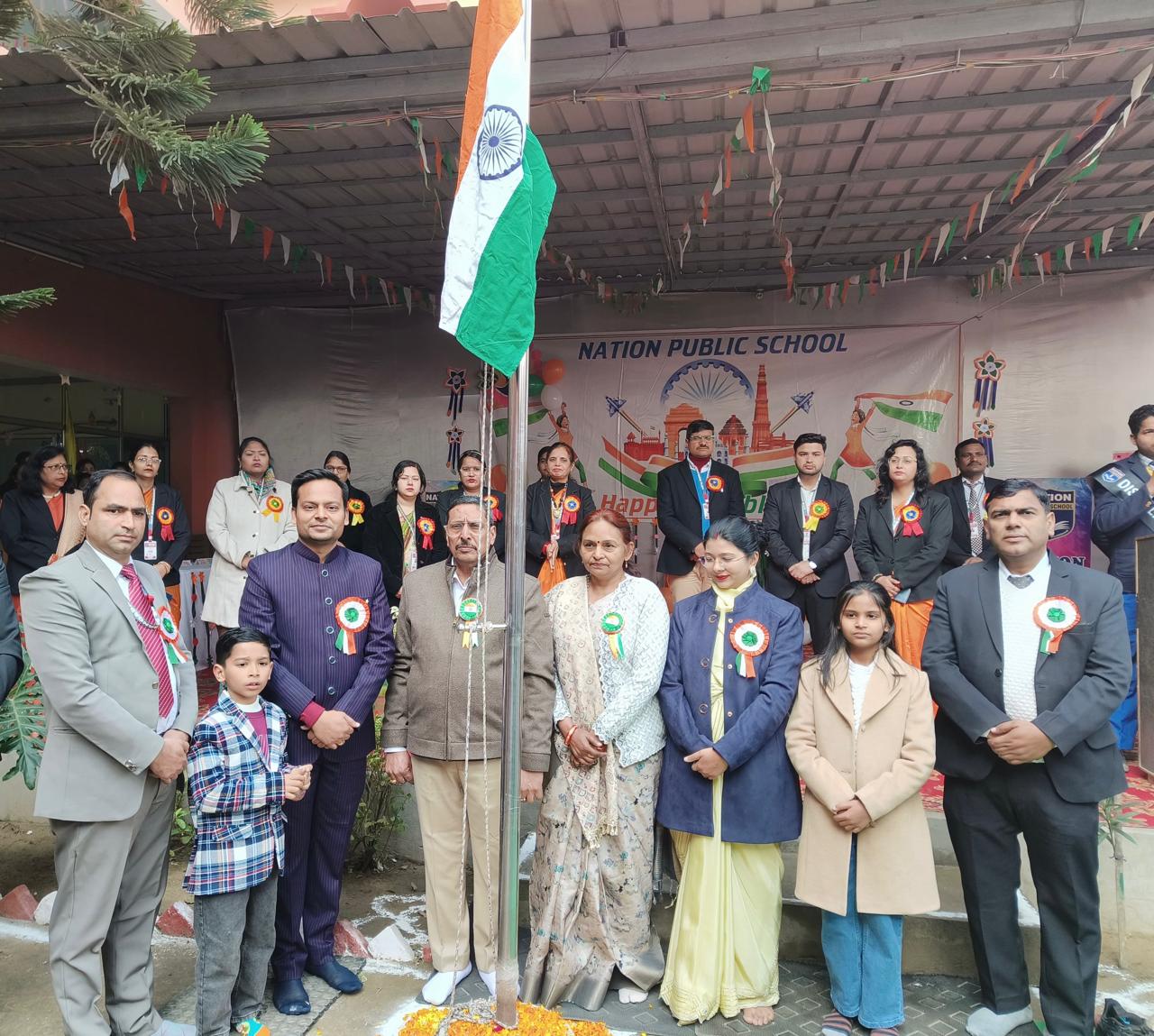 एनपीएस में धूमधाम से मनाया गया गणतंत्र दिवस समारोह